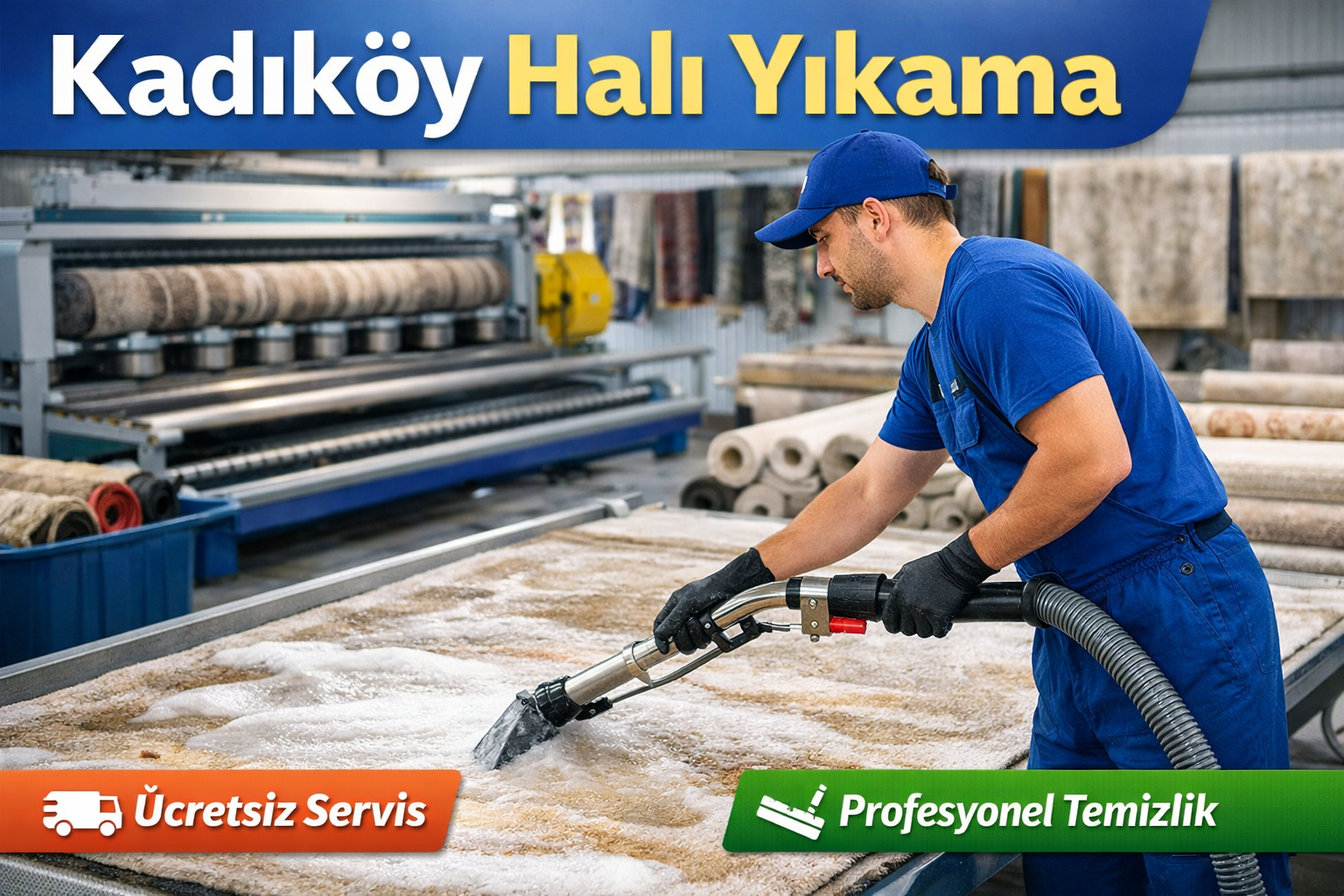 Kadıköy profesyonel halı yıkama hizmeti