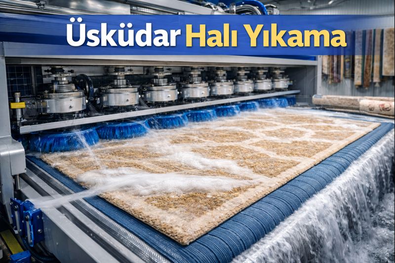 Üsküdar halı yıkama hizmeti ile halılar ücretsiz servisle alınır, hijyenik tesislerde yıkanıp teslim edilir.